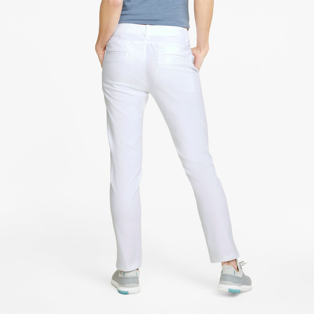 Puma Ladies Boardwalk 7/8 Golf Trousers in Bright White - Last Pair XXL Only Left