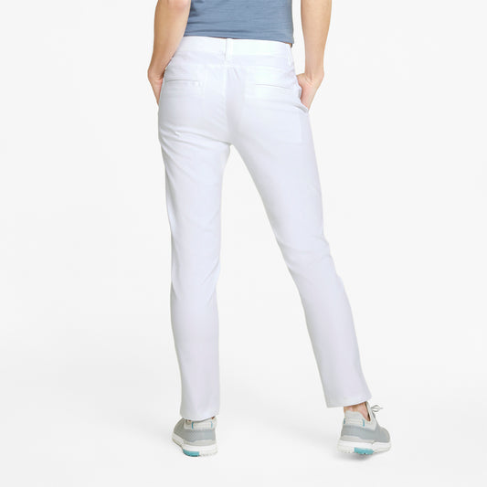 Puma Ladies Boardwalk 7/8 Golf Trousers in Bright White - Last Pair XXL Only Left