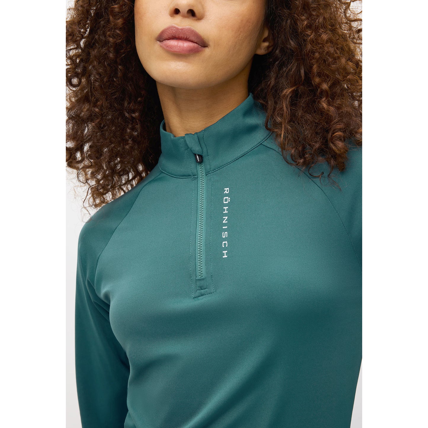 Röhnisch Ladies Elegant Zip Neck Stretch Top for Effortless Movement with Every Swing
