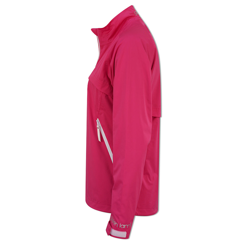 Green Lamb Ladies Hush Waterproof Jacket in Cerise - XS Only Left