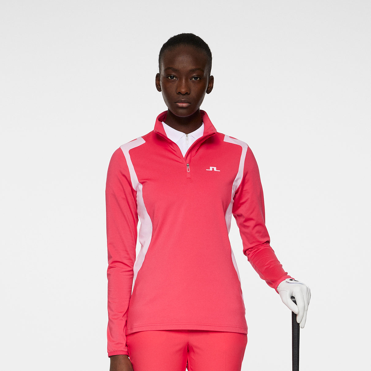 J.Lindeberg Ladies Lightweight Quarter Zip Mid-Layer