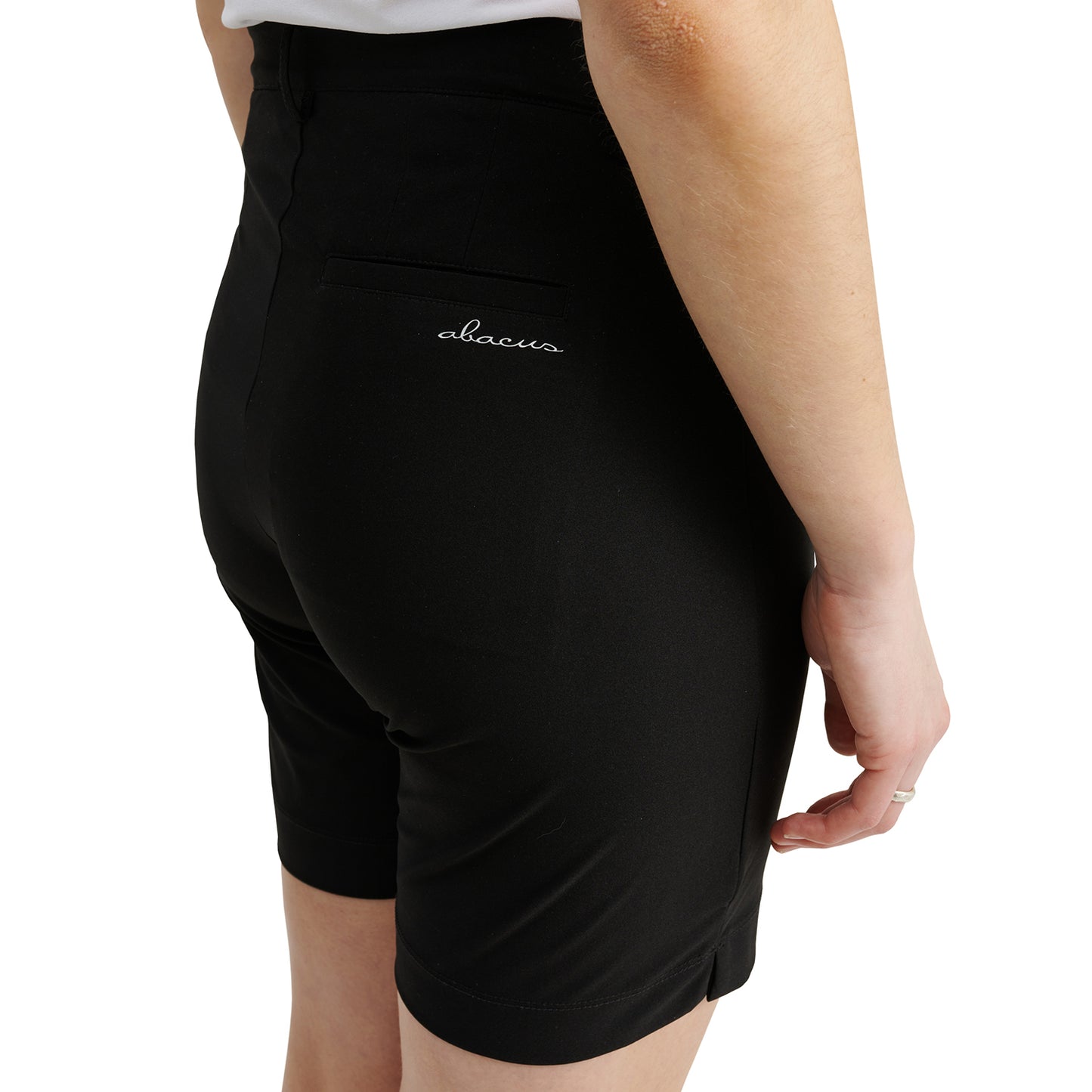 Abacus Ladies Golf Shorts in Black – Breathable Moisture-Wicking Stretch Fit