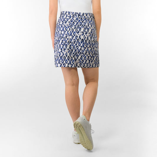 Pure Golf Ladies Skort in Abstract Dash Print - Built for Movement & Style