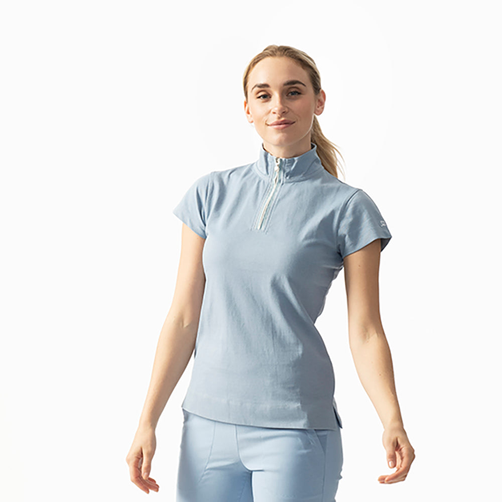 Daily Sports Ladies Staple Cotton Mix Cap Sleeve Polo - Small Only Left