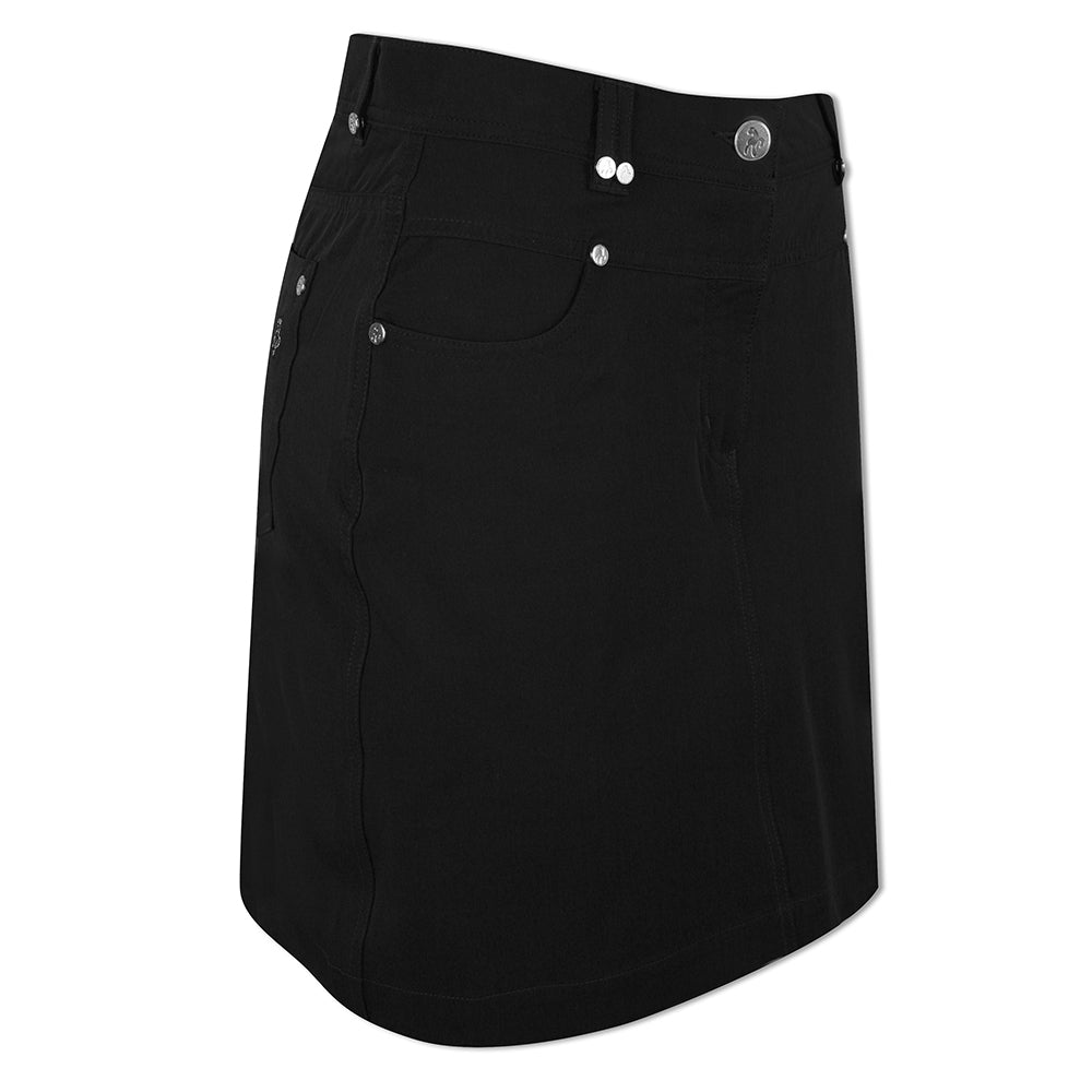 Green Lamb Ladies Stretch Skort with UPF30 Protection in Black