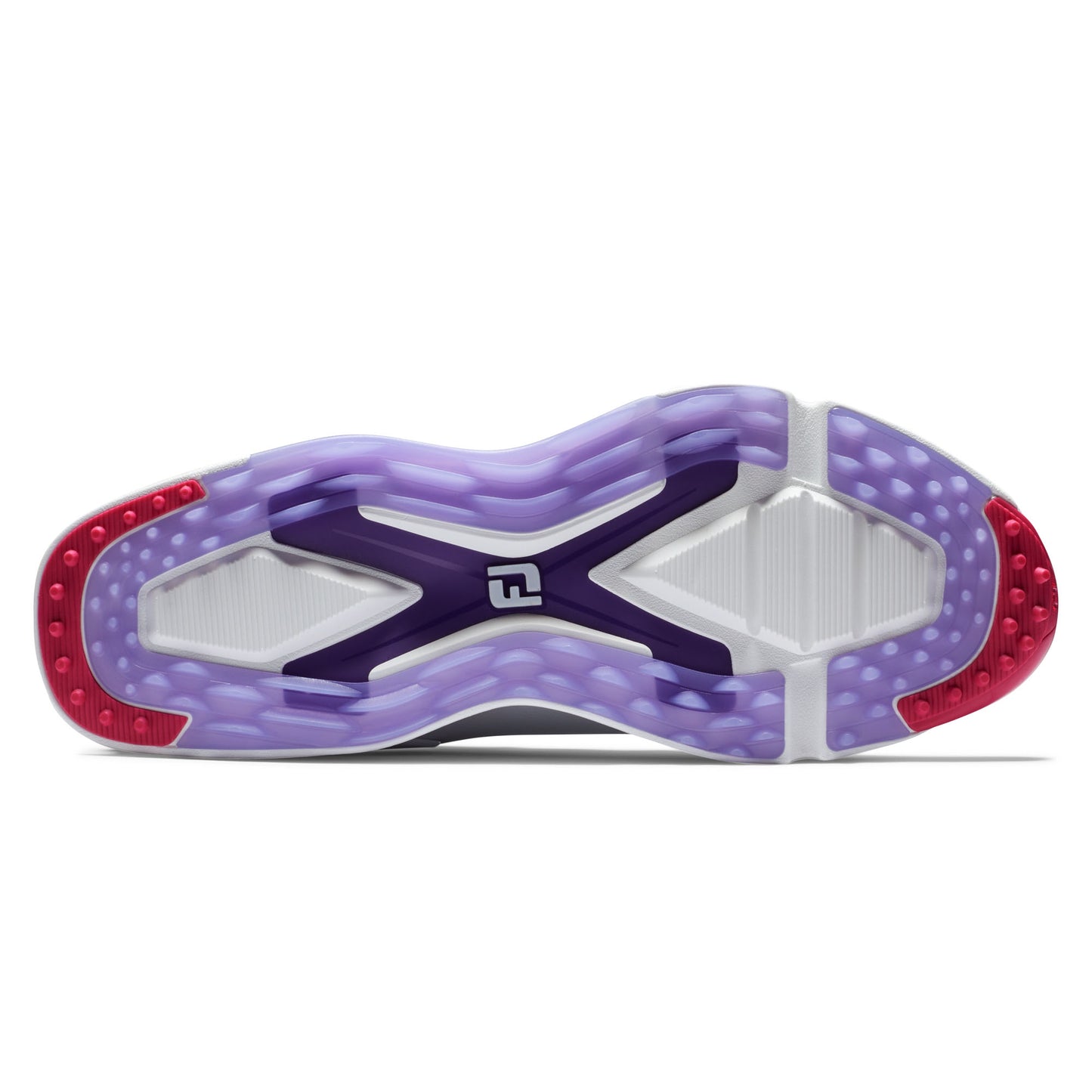 FootJoy Women's Wide Fit Spikeless Pro/SLX Golf Shoes in White, Silver, Multi