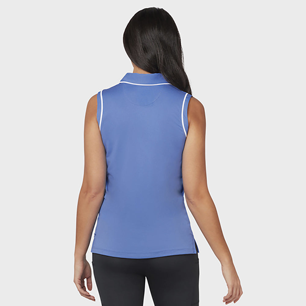 Original Penguin Ladies Piped Sleeveless Polo - Last One XS Only Left