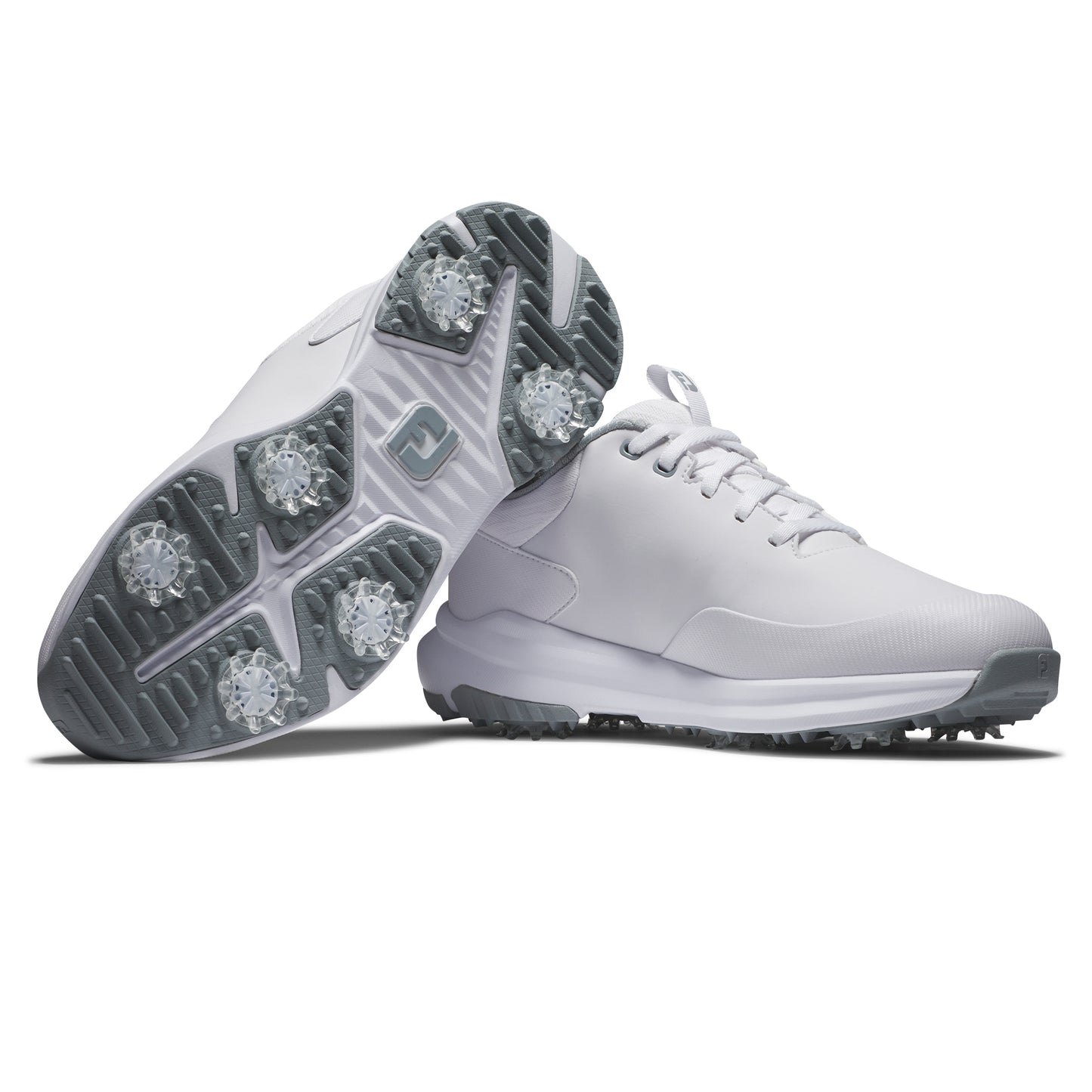 FootJoy Ladies Waterproof Tour Rival Golf Shoe in White with SoftSpikes