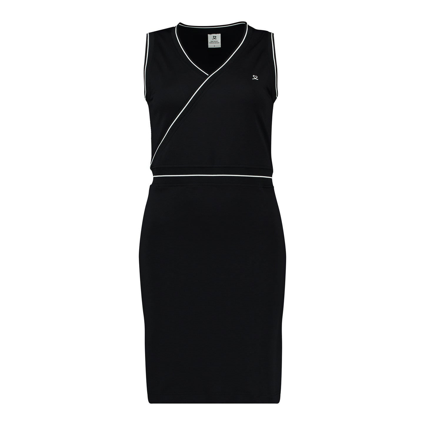 Daily Sports Ladies Navy V-Neck Sleeveless Golf Dress - Small Only Left