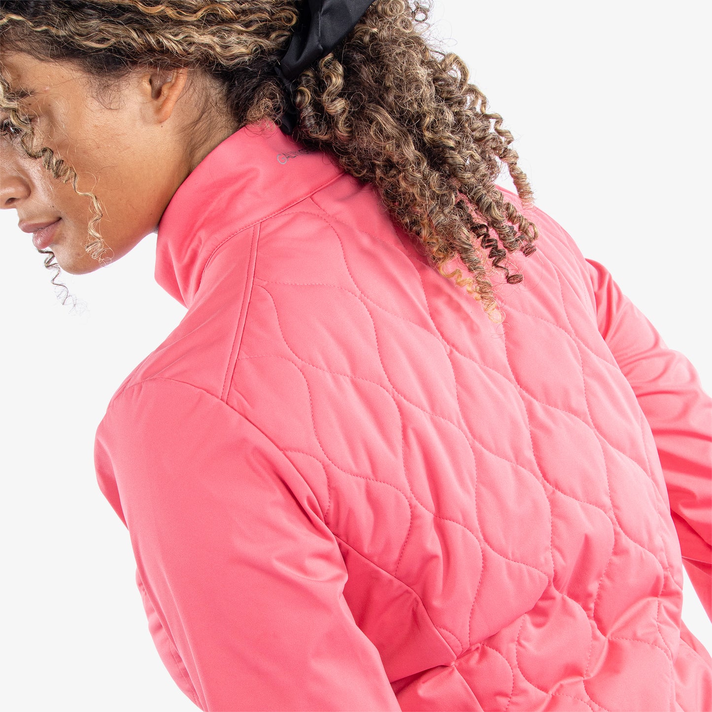 Galvin Green Ladies Quilted INTERFACE Jacket in Camelia Rose - Last One Large Only Left