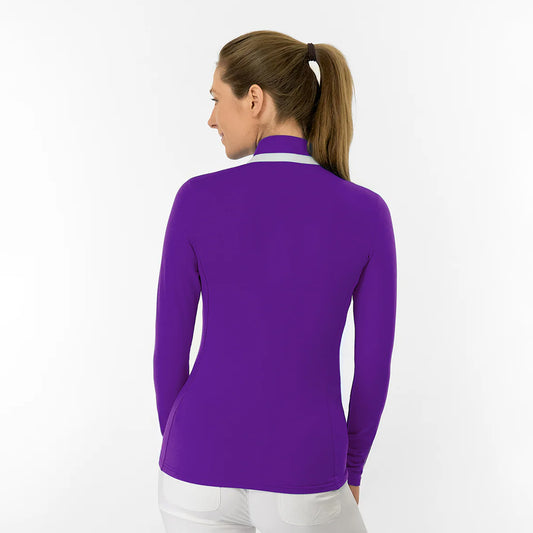 Pure Golf Ladies Mid-Layer Stretch Jacket with Full-Zip - Performance Stretch for Players Who Donβt Slow Down
