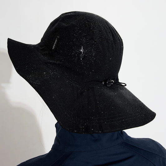 Abacus Black Waterproof Golf Hat
