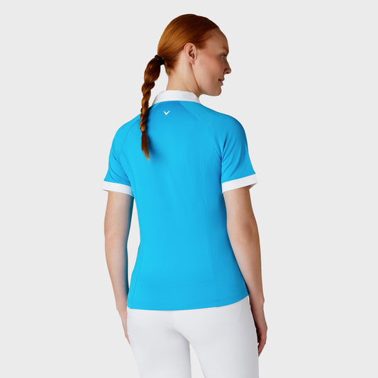 Callaway Ladies Short Sleeve Colour Block Golf Polo - Last One Large Only Left