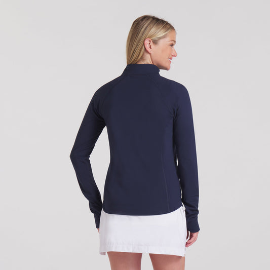 Puma Golf Ladies Full-Zip Soft-Stretch Jacket in Deep Navy - Last One XXL Only Left