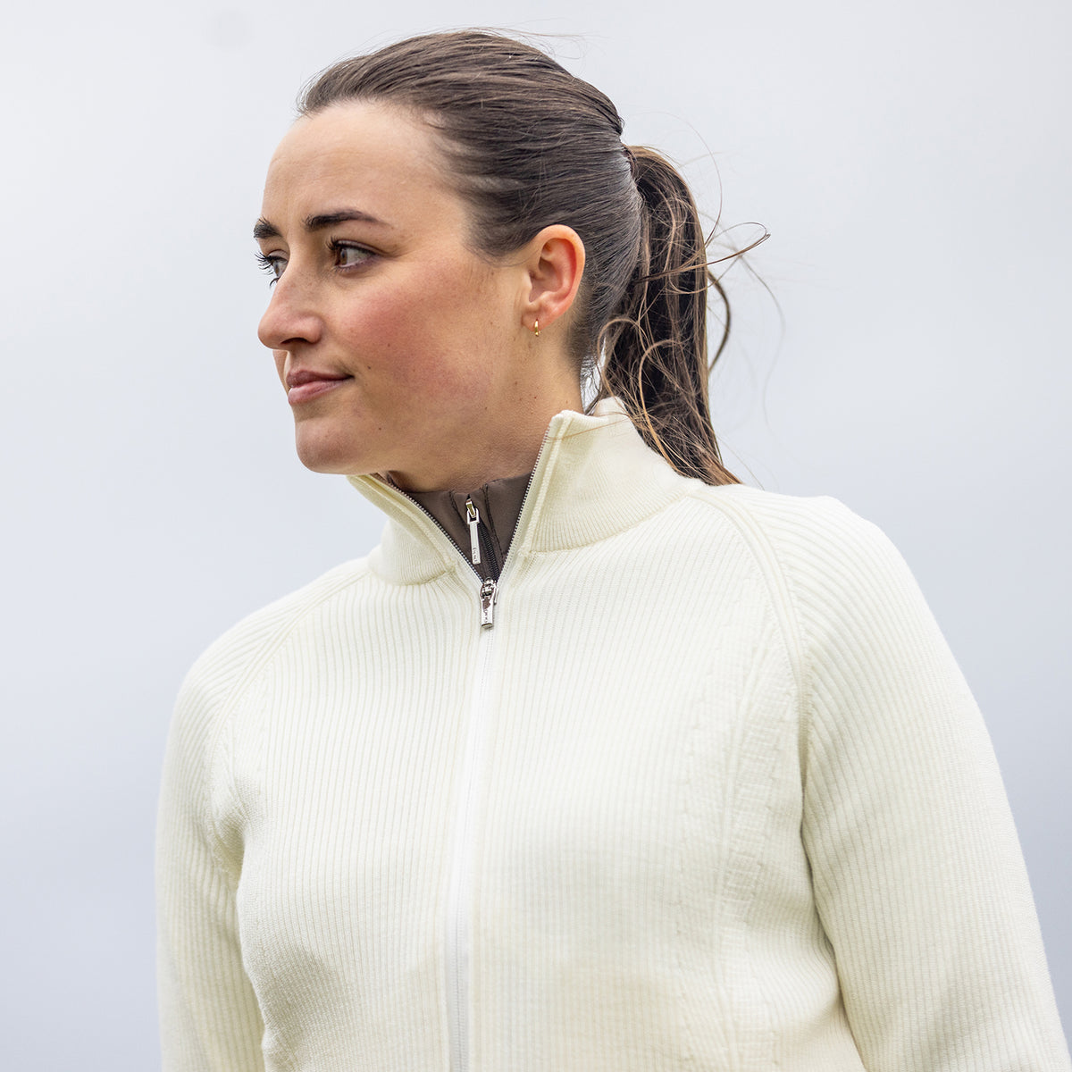 PING Ladies Full-Zip Lined Golf Sweater