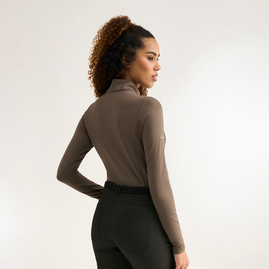 PING Ladies Long-Sleeve Zip-Neck Golf Top