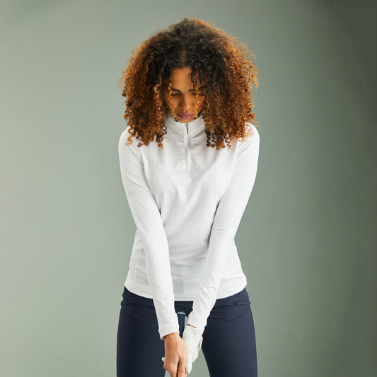 PING Ladies Long-Sleeve Zip-Neck Golf Top