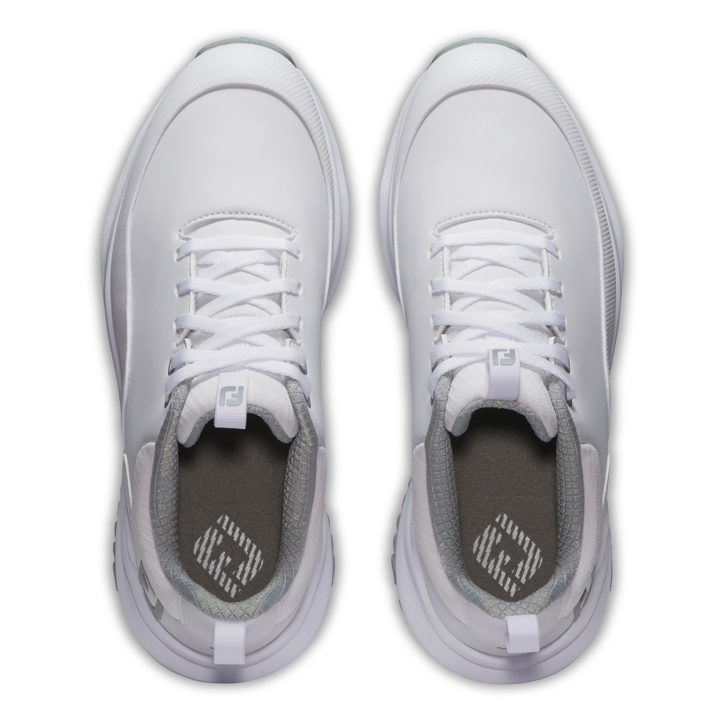 FootJoy Ladies Waterproof Tour Rival Golf Shoe in White with SoftSpikes