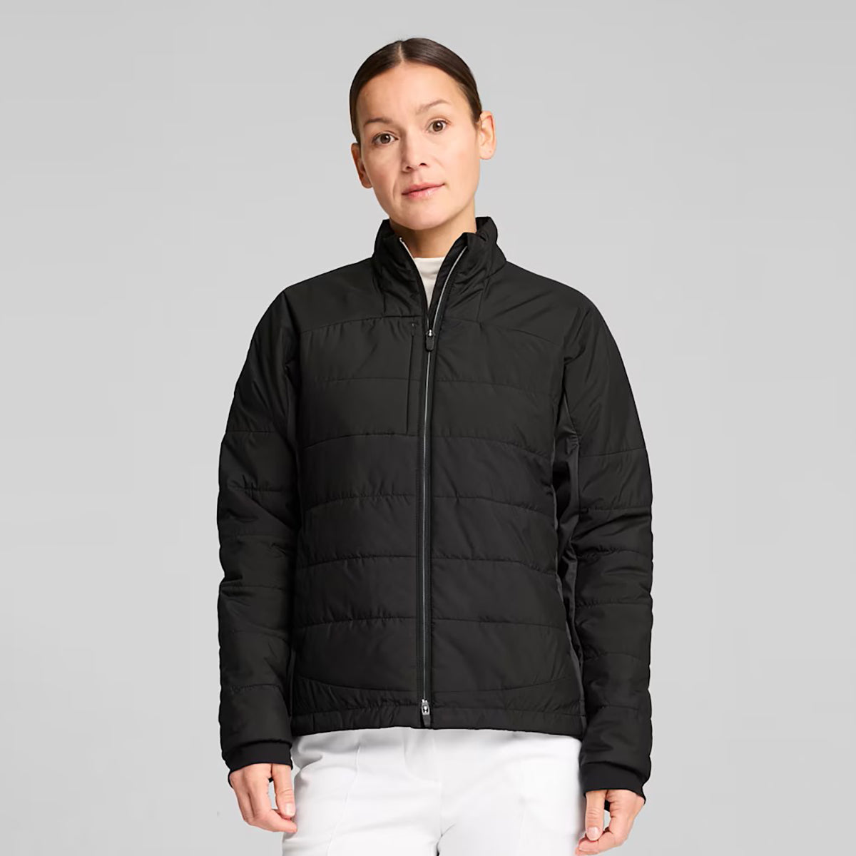 Puma Golf Ladies Primaloft Quilted Jacket in Black