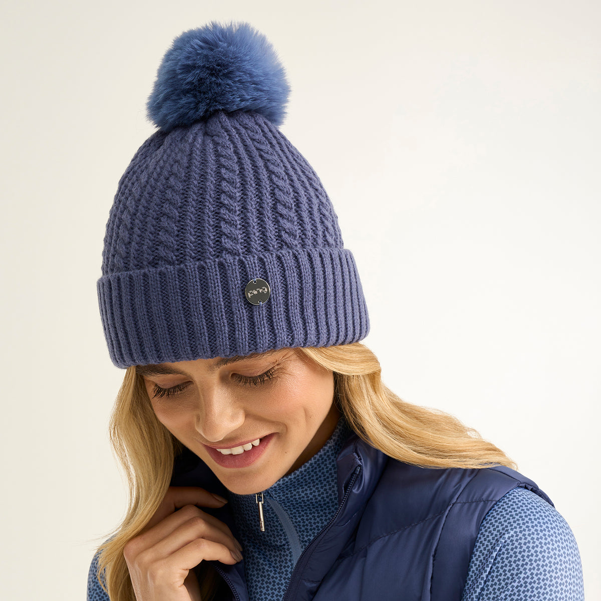 PING Ladies Fleece-Lined Golf Bobble Hat