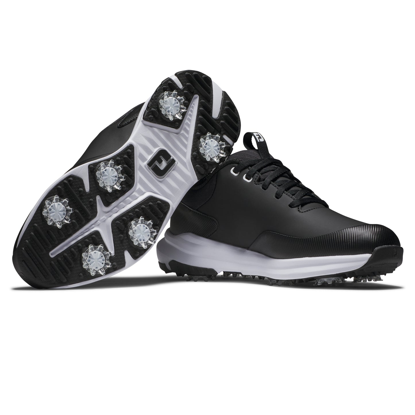 FootJoy Ladies Waterproof Tour Rival Golf Shoe in Black with SoftSpikes