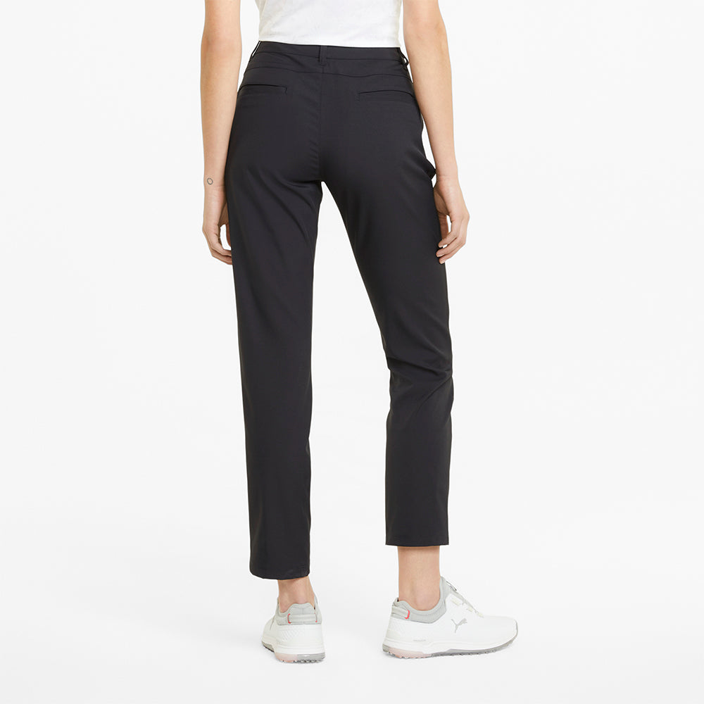 Puma Ladies Boardwalk Black 7/8 Golf Trousers - Last Pair XXL Only Left