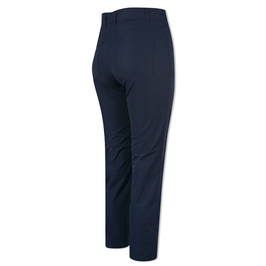 Glenmuir Ladies Navy Performance Trousers for All-Day Comfort & a Sleek, Straight-Leg Silhouette