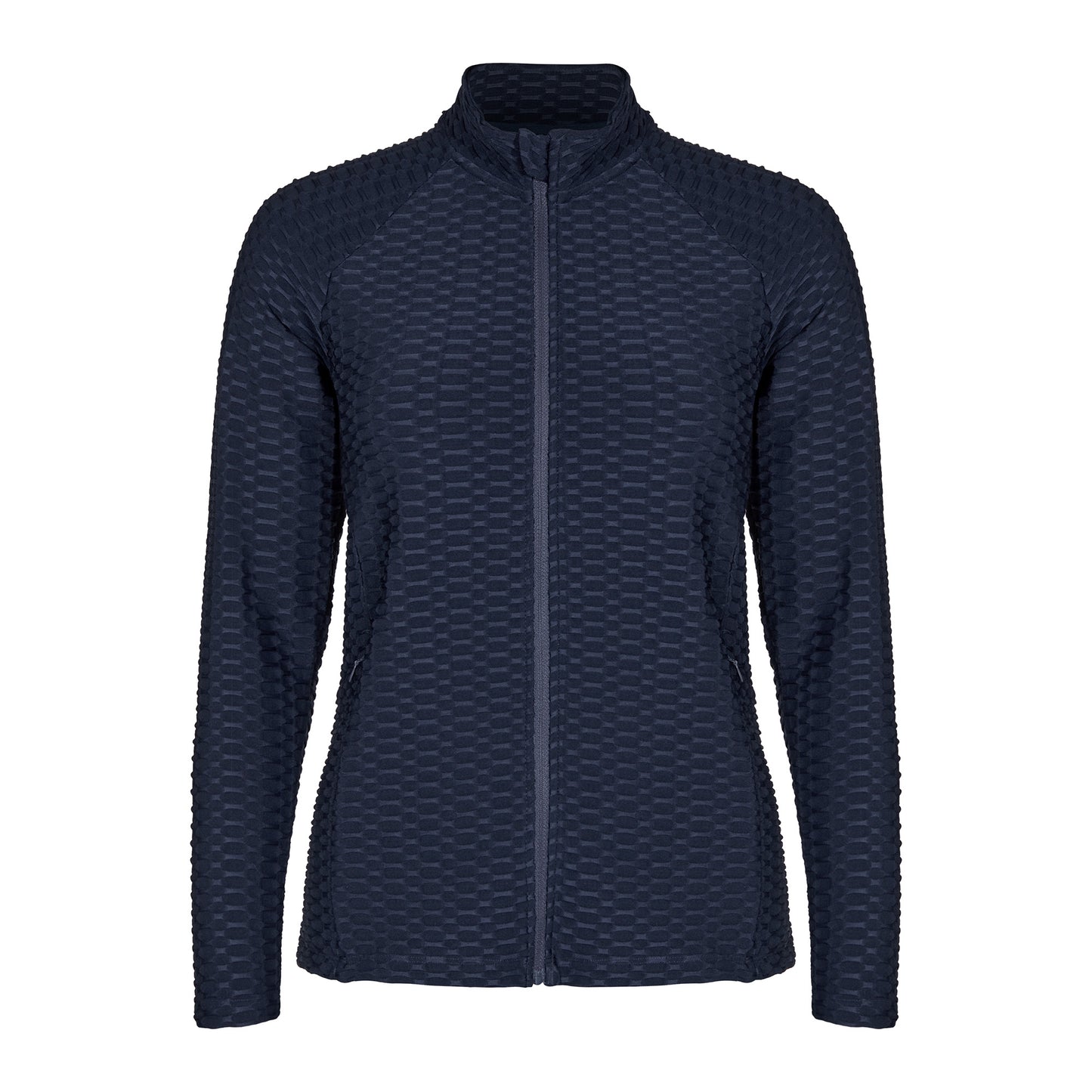 Rohnisch Ladies Textured Jersey Jacket in Navy