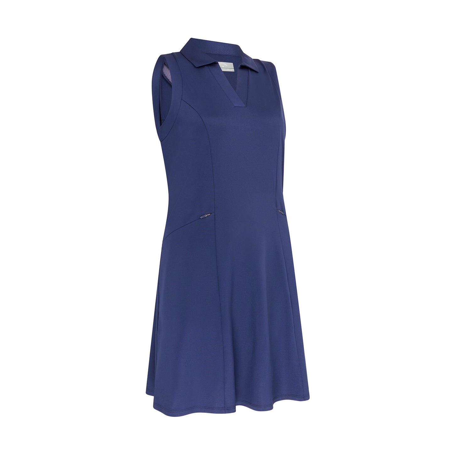 Callaway Ladies Sleeveless Navy Golf Dress with Mesh Detail