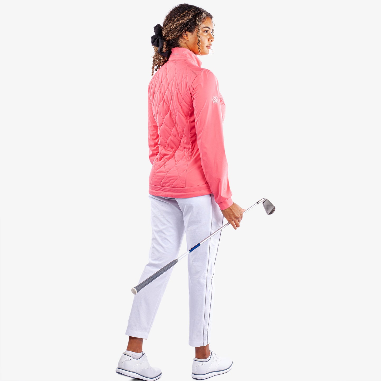 Galvin Green Ladies Quilted INTERFACE Jacket in Camelia Rose - Last One Large Only Left