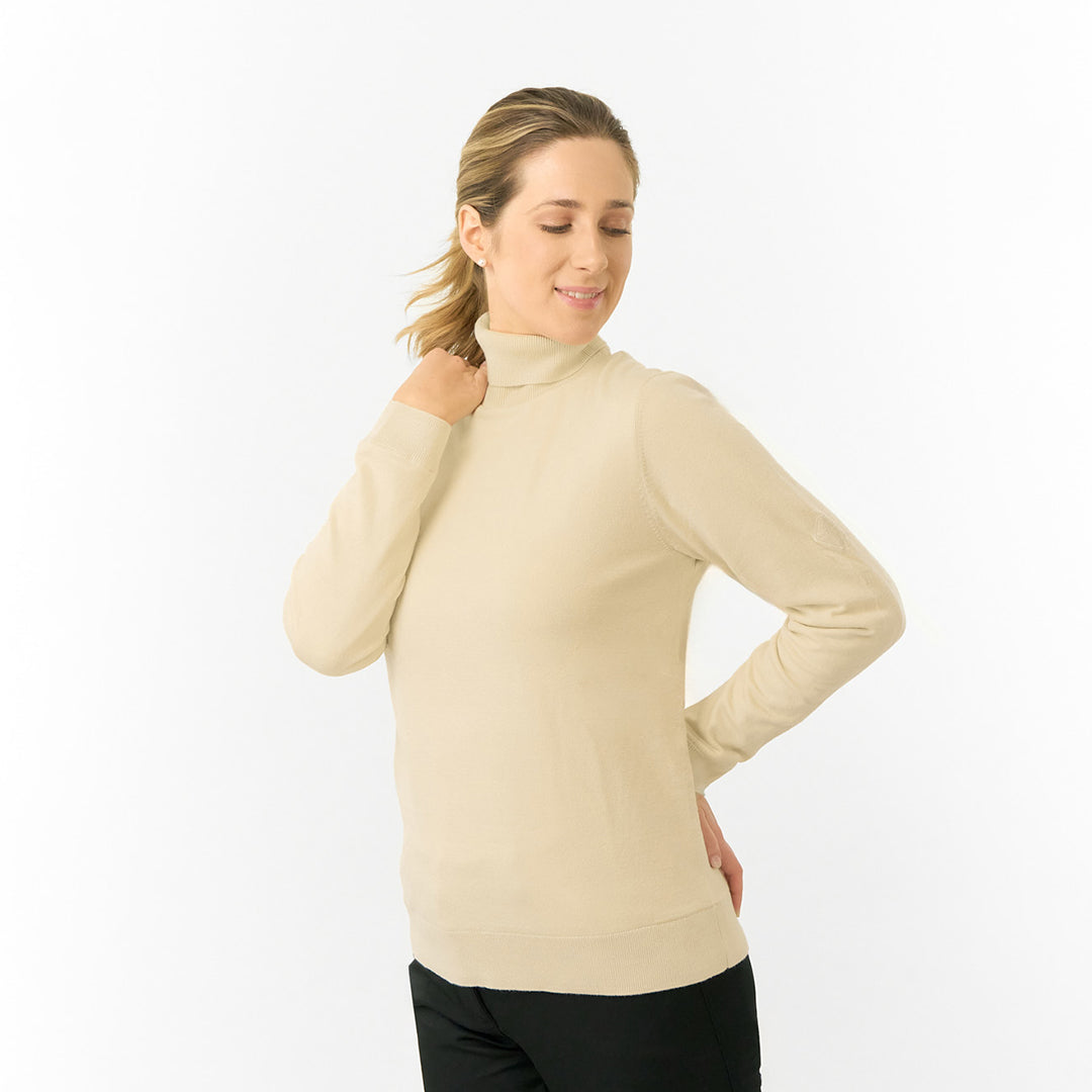 Pure Ladies Super Soft Fur Lined Roll Neck