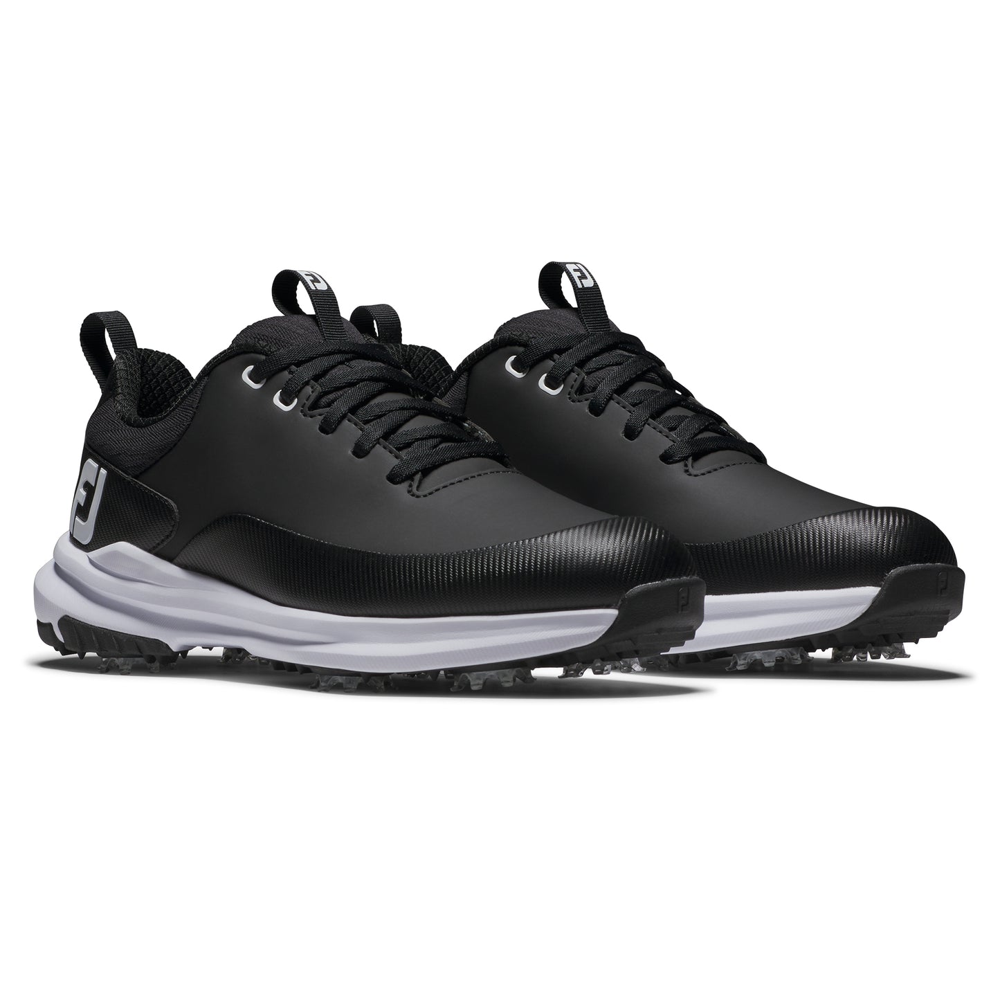 FootJoy Ladies Waterproof Tour Rival Golf Shoe in Black with SoftSpikes