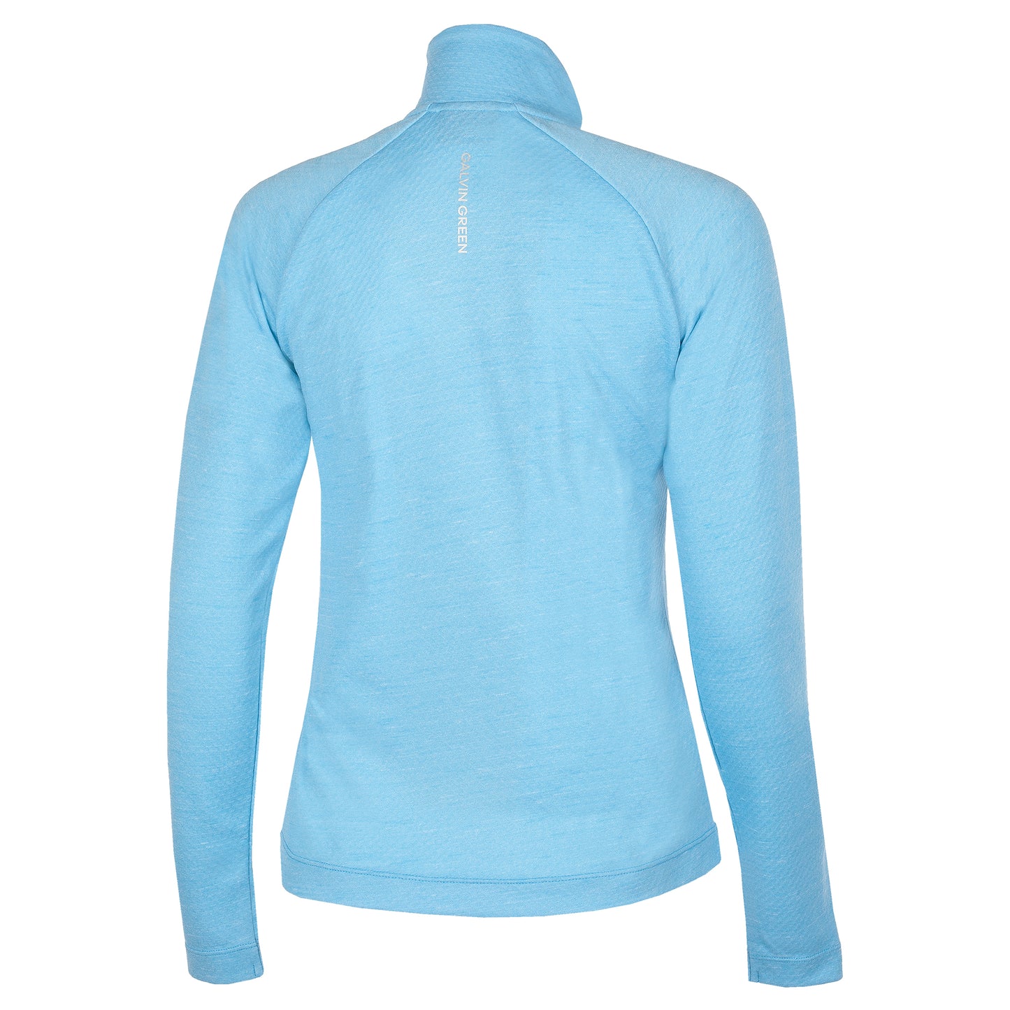 Galvin Green Women's INSULA Zip-Neck Top in Alaskan Blue Melange