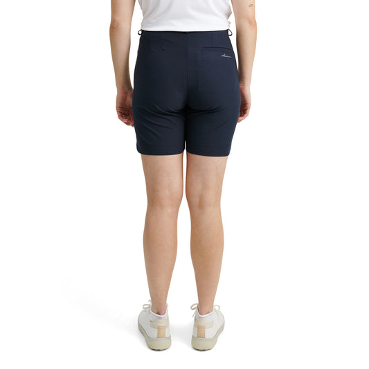 Abacus Ladies Golf Shorts in Navy β Breathable Moisture-Wicking Stretch Fit