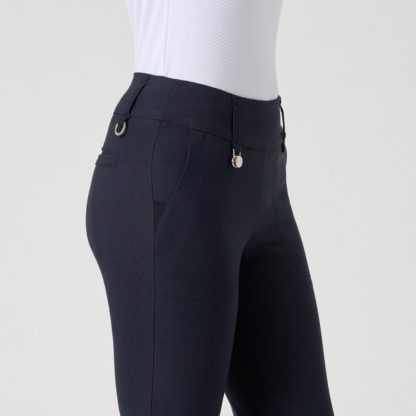 Daily Sports Ladies Pull-On Dark Navy Golf Capris