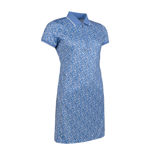Glenmuir Ladies Short Sleeve Dress with Chic Print for Effortless Summer Style On & Off the Green