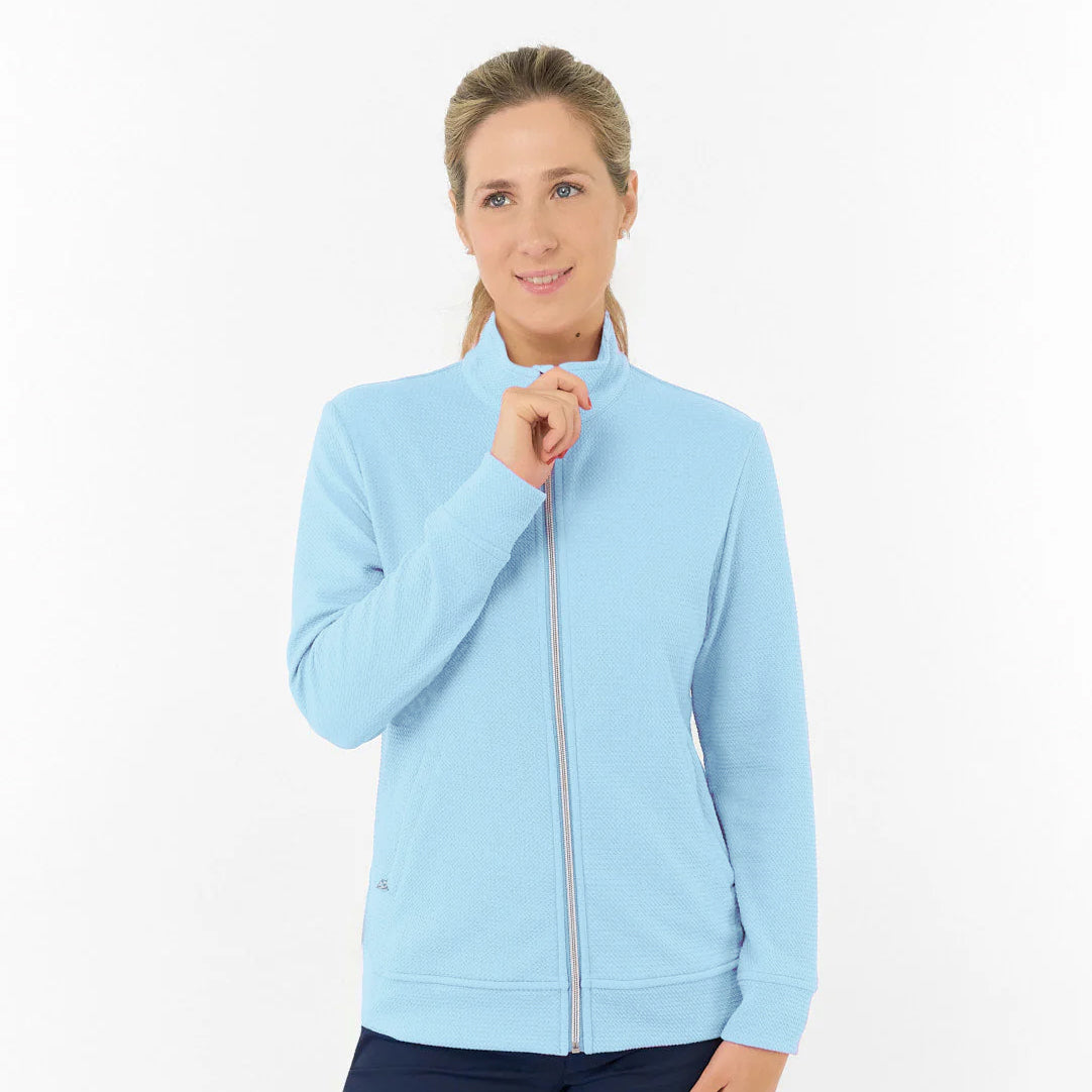 Pure Ladies Textured Jacket β Refined Texture Meets All-Season Performance