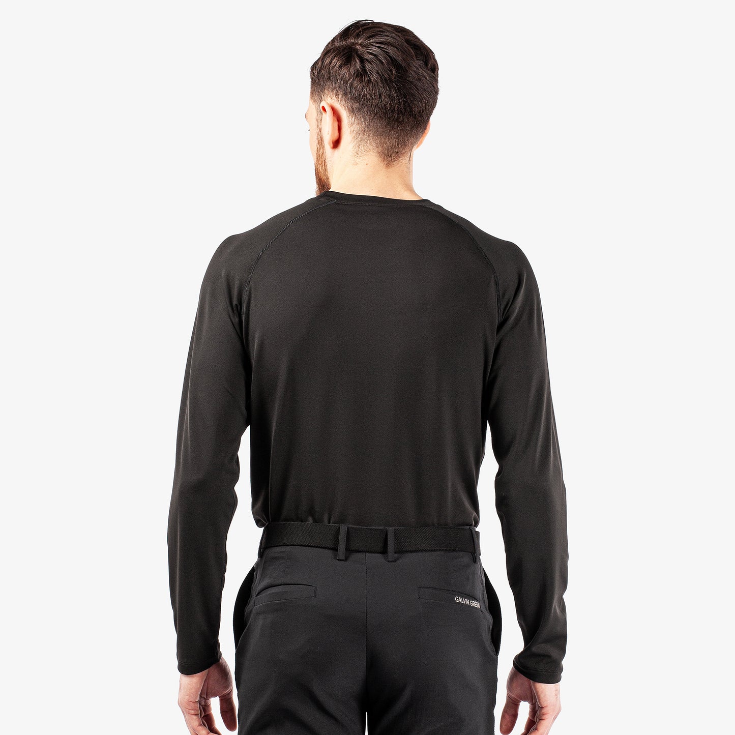 Galvin Green Mens Thermal Crew Neck Base Layer in Black