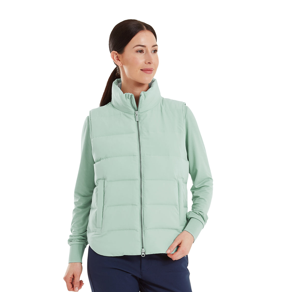 FootJoy Ladies Soft Shell Quilted Gilet with Thermal Insulation