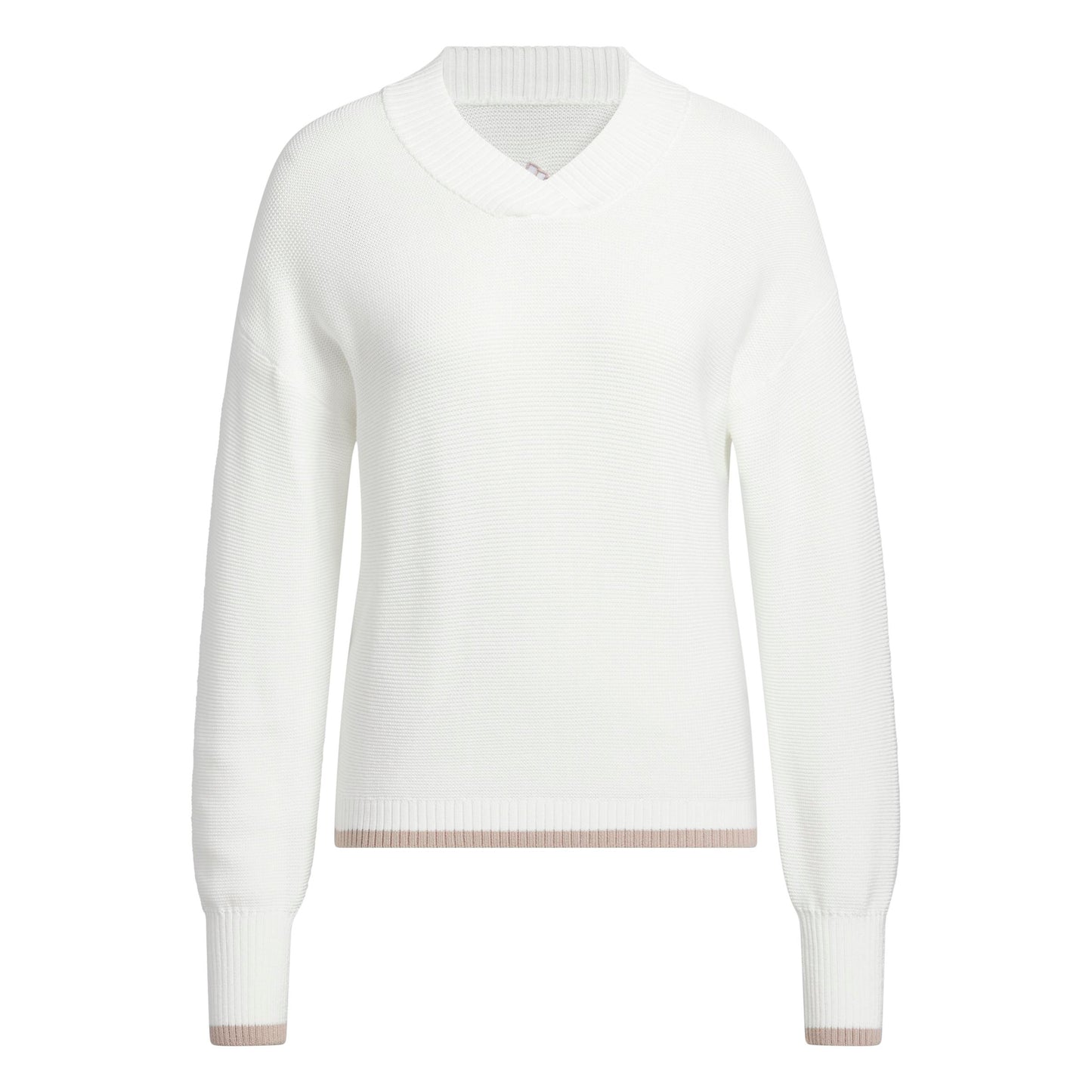 adidas Golf Women's Cotton Blend V-Neck Sweater