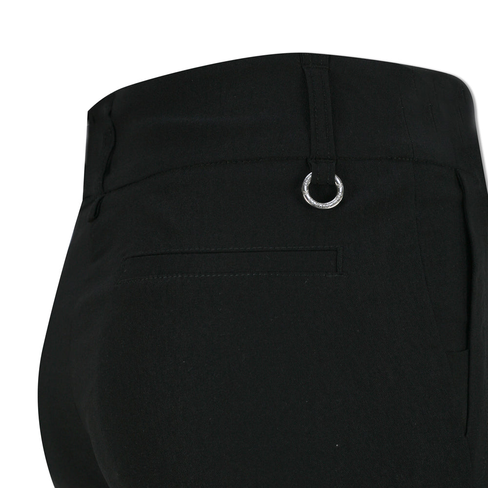 Daily Sports Ladies Pull-On 7/8 Trousers with Super-Stretch Finish in Black