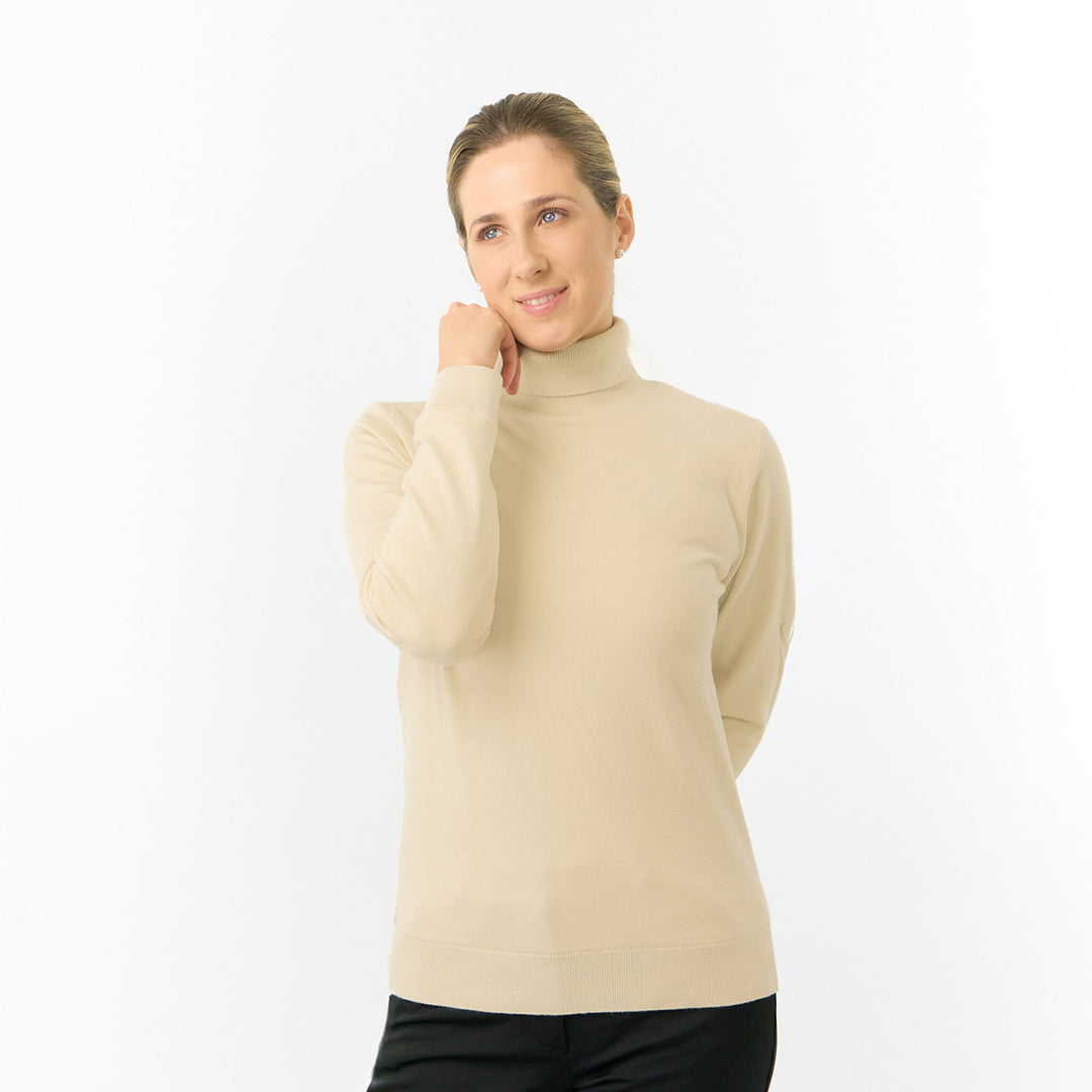 Pure Ladies Super Soft Fur Lined Roll Neck