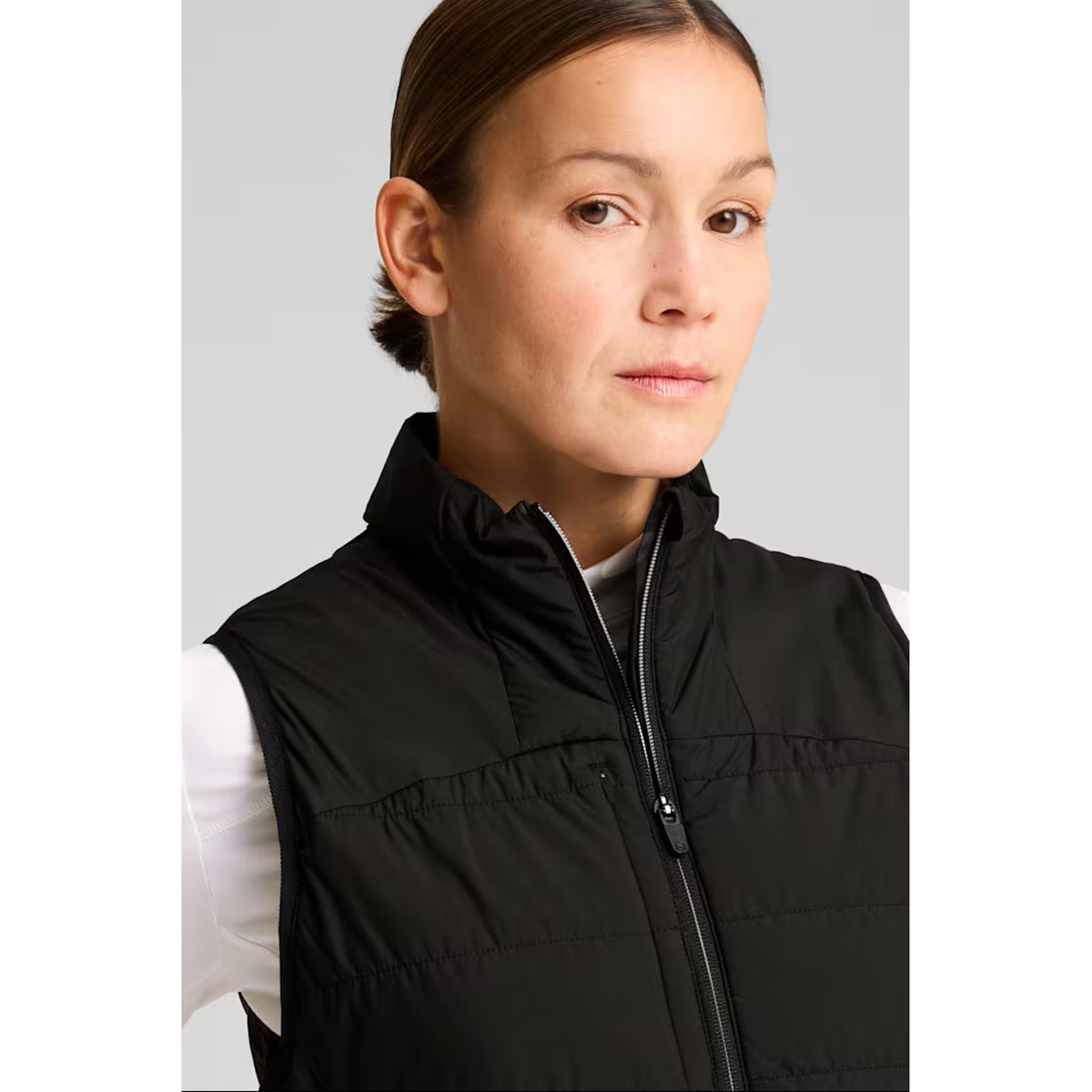 Puma Golf Ladies Quilted Vest with Primaloft Insulation in Black