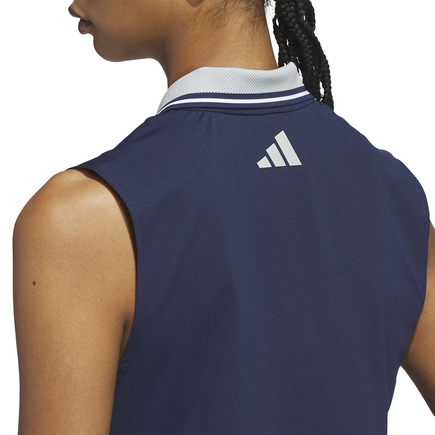 adidas Golf Ladies Navy Polo - Stylish Performance & Versatility for Warm-Weather Rounds
