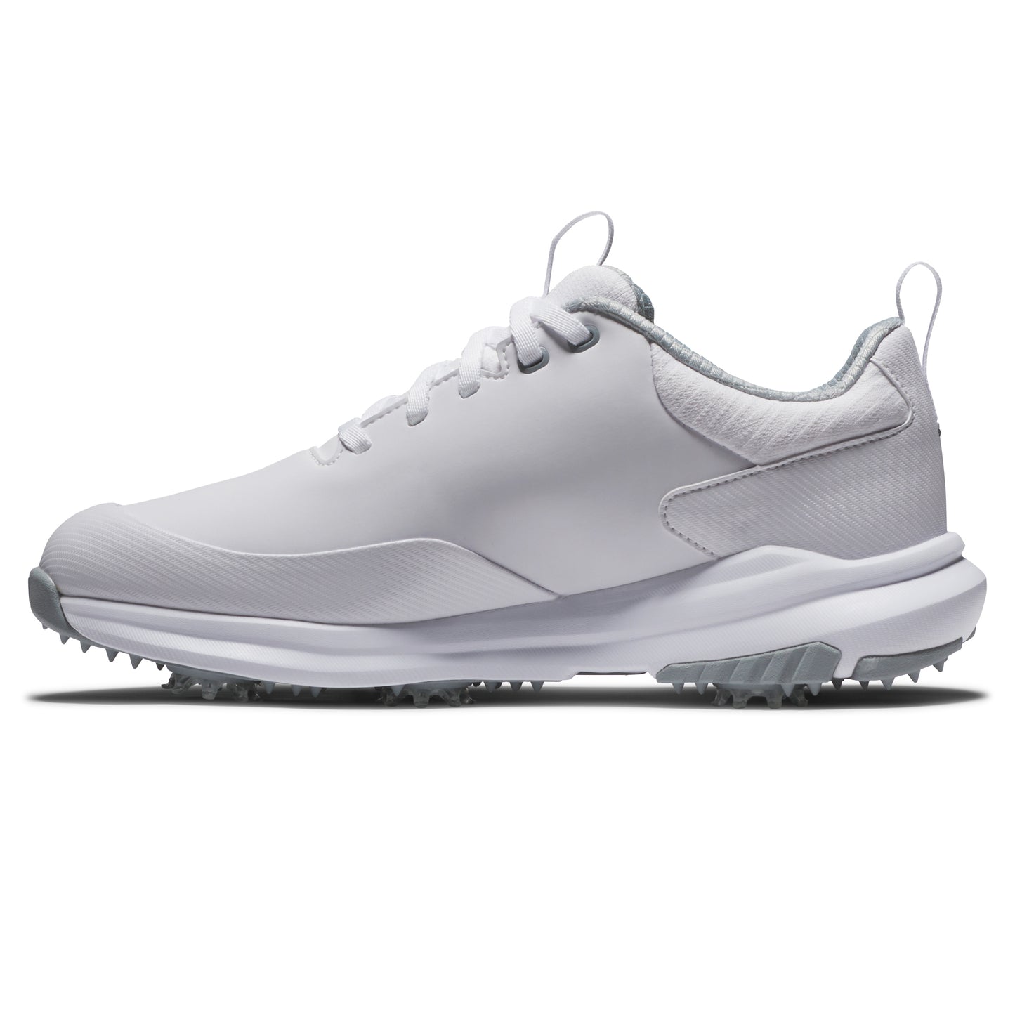 FootJoy Ladies Waterproof Tour Rival Golf Shoe in White with SoftSpikes