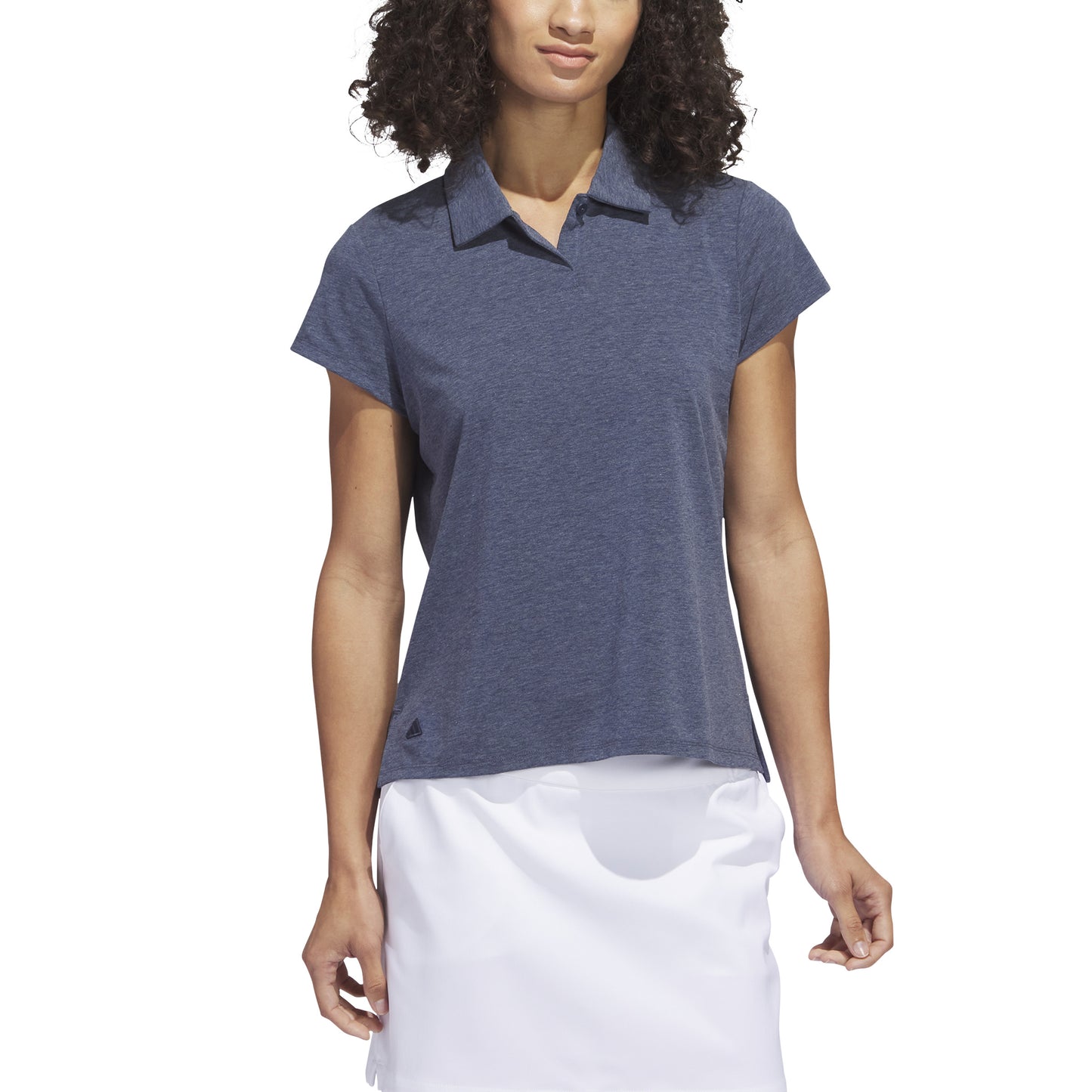 adidas Ladies Go-To Short Sleeve Golf Polo in Collegiate Navy - Last One XL Only Left