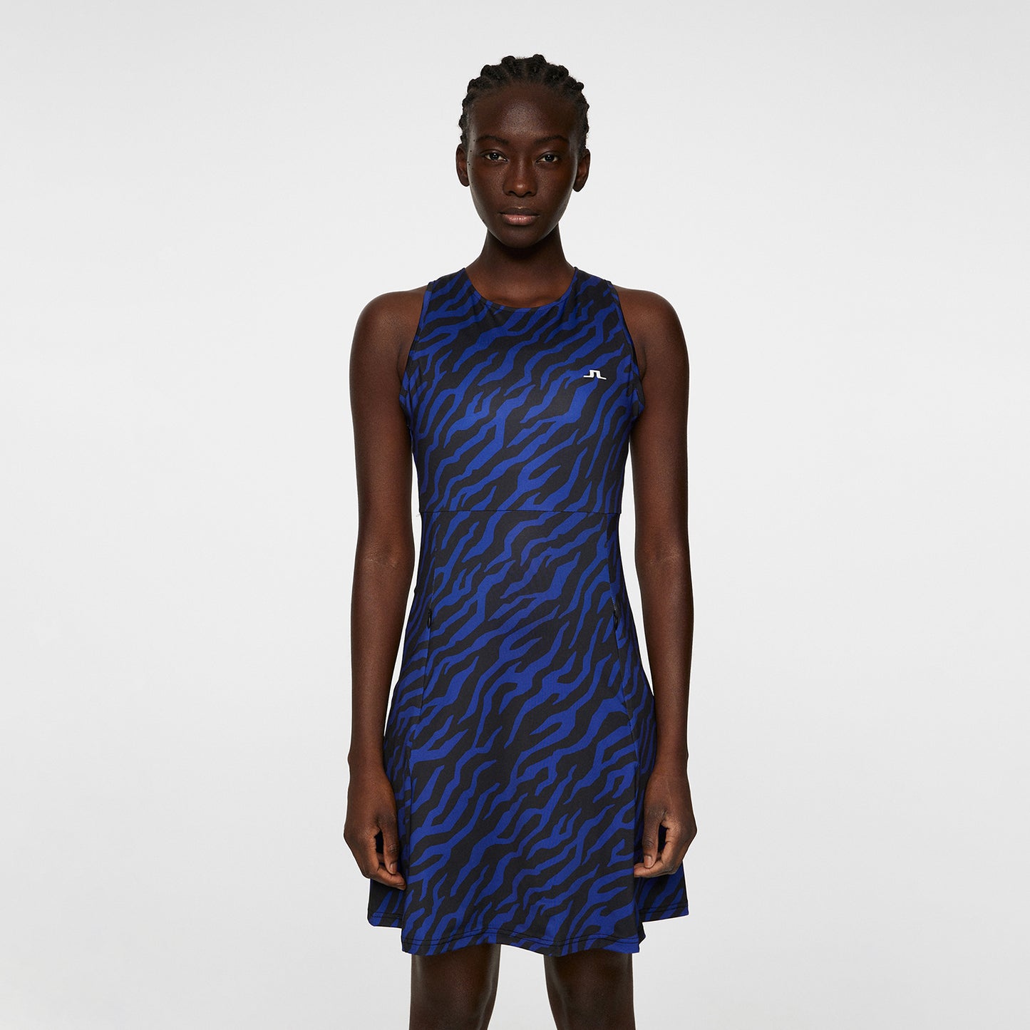 J.Lindeberg Ladies Tiger Print Sleeveless Golf Dress