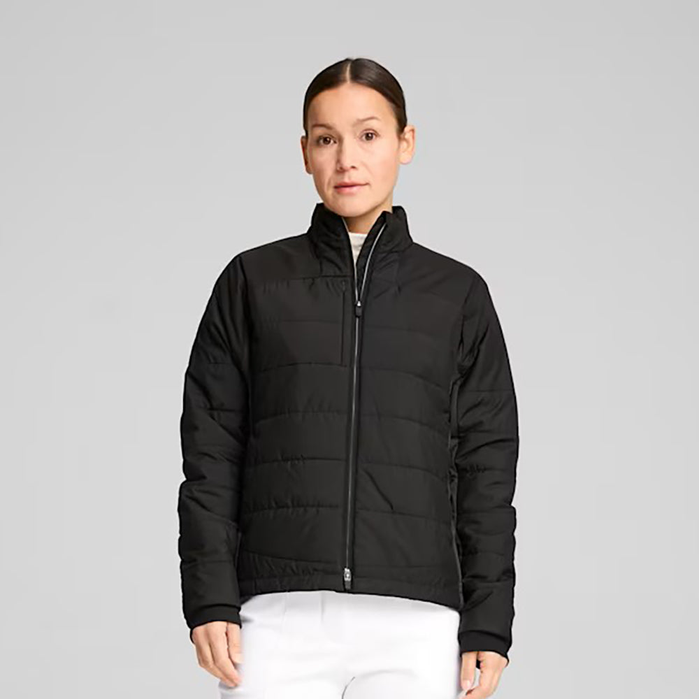 Puma Golf Ladies Primaloft Quilted Jacket in Black