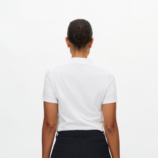Rohnisch Women's Short Sleeve Polo - Elegant Stretch Comfort for On and Off the Course