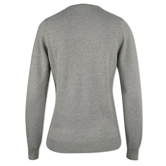Glenmuir Women's Premium Cotton V-Neck Golf Sweater